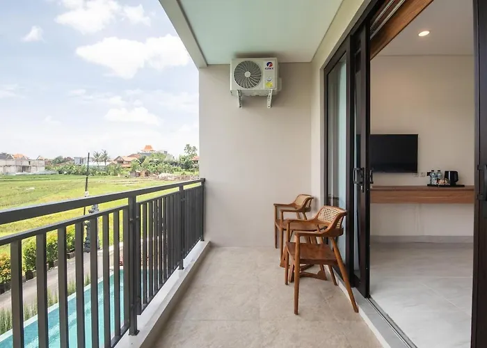 New Serenity Twin Rice Field View Canggu アパート *