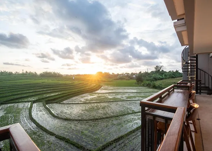 New Serenity Twin Rice Field View Canggu アパート *