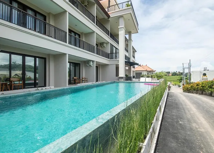 New Serenity Twin Rice Field View Canggu *