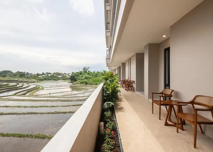 アパート New Serenity Twin Rice Field View Canggu デンパサール